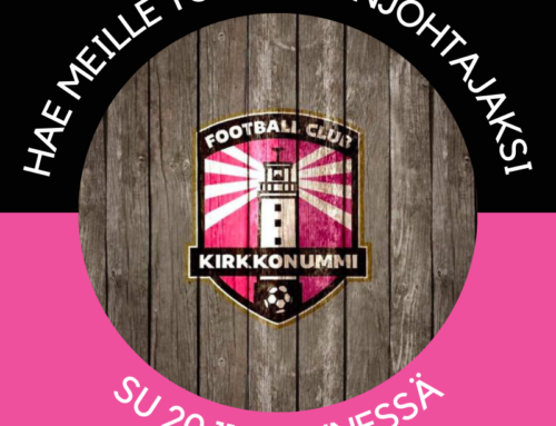FC Kirkkonummi hakee toiminnanjohtajaa